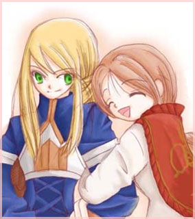 Agrias and Ovelia from Final Fantasy Tactics