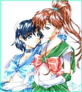 Ami and Makoto from Sailor Moon