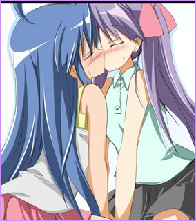 Konata and Kagami from Lucky Star