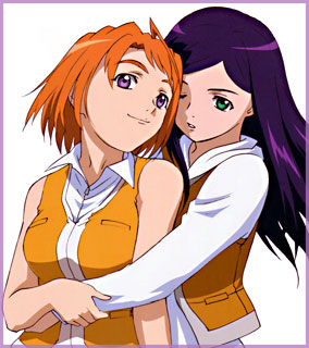 Mai and Natsuki from Mai HiME