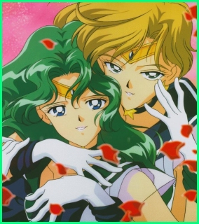 Michiru and Haruka from Sailor Moon