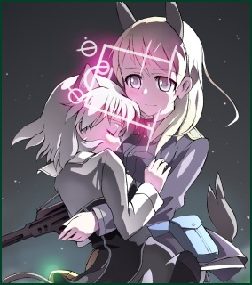 Sanya and Eila from Strike Witches