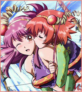Sora and Rosetta from Kaleido Star