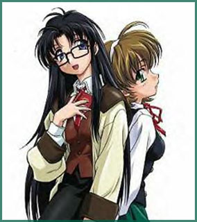 Yomiko and Nenene from Read or Die